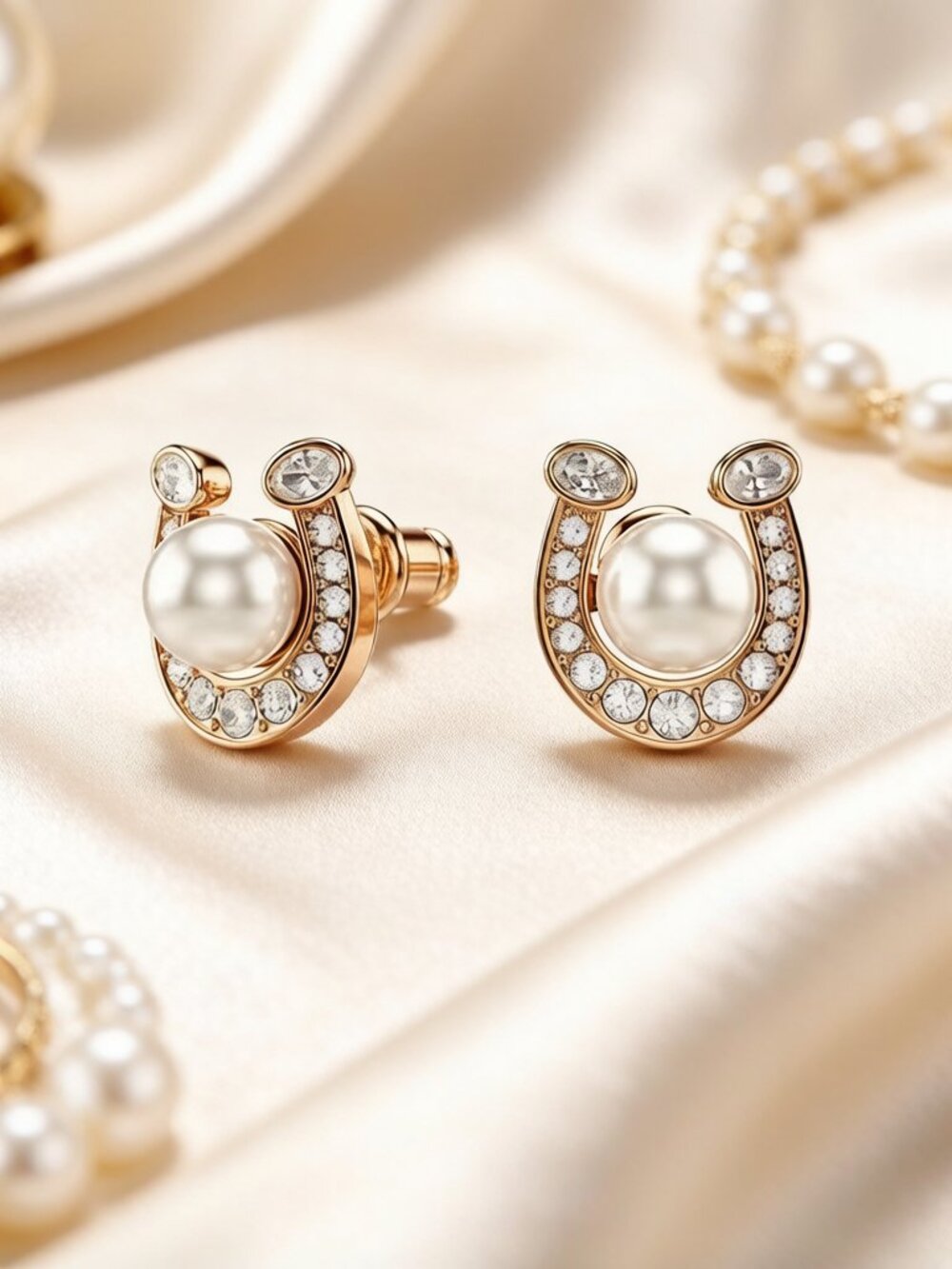 Swarovski Symbolica series hoop earrings